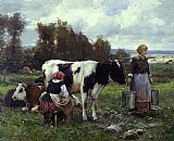 Julien Dupre Milkmaids in the Field
